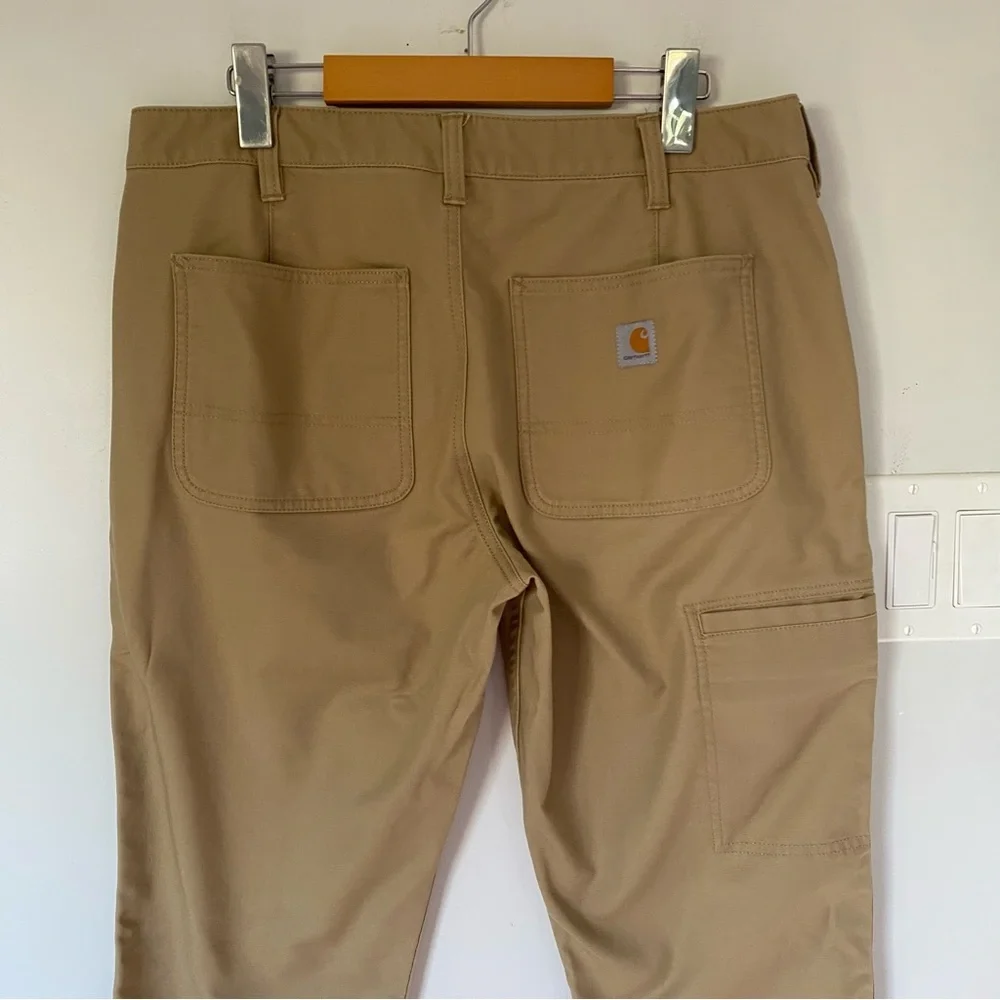 Carhartt Women's Tan Straight Leg Pants Size 12 Short - Picture 5 of 9